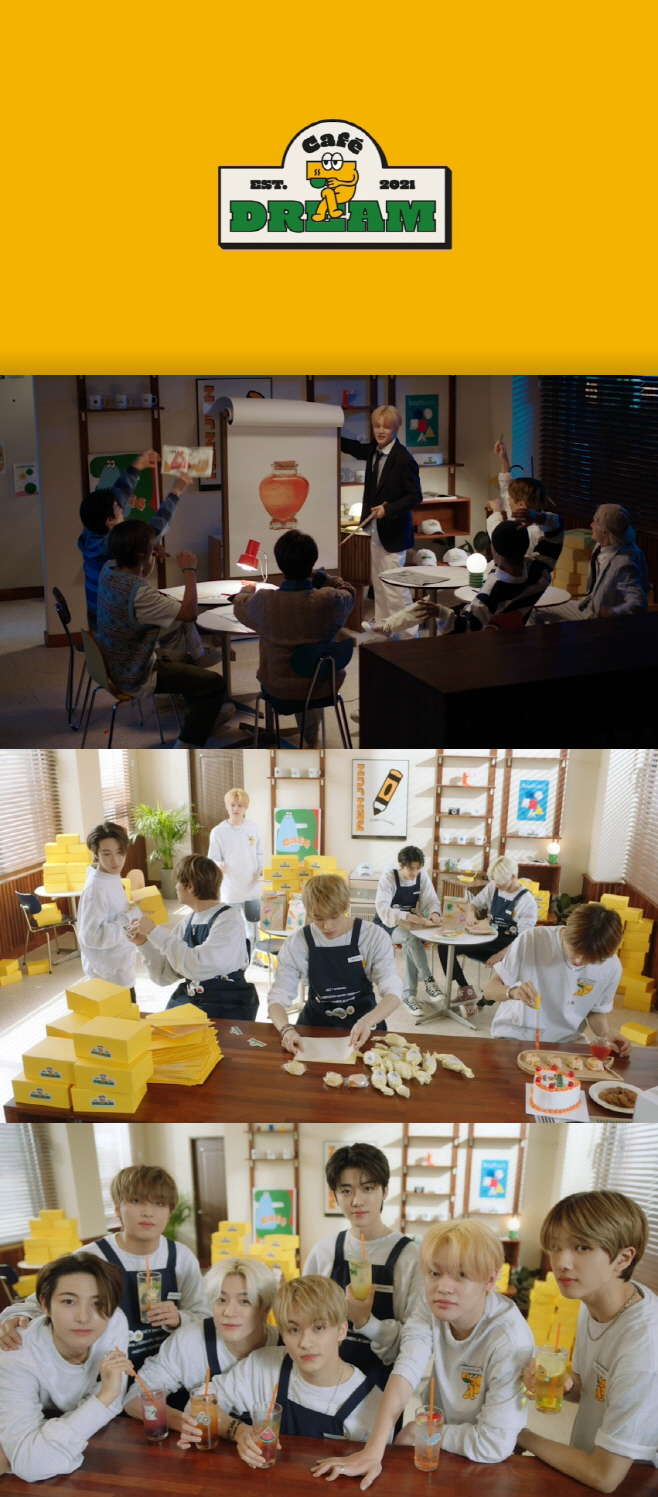 NCT DREAM, 만우절 맞아 가상의 카페 Cafe 7 DREAM 운영