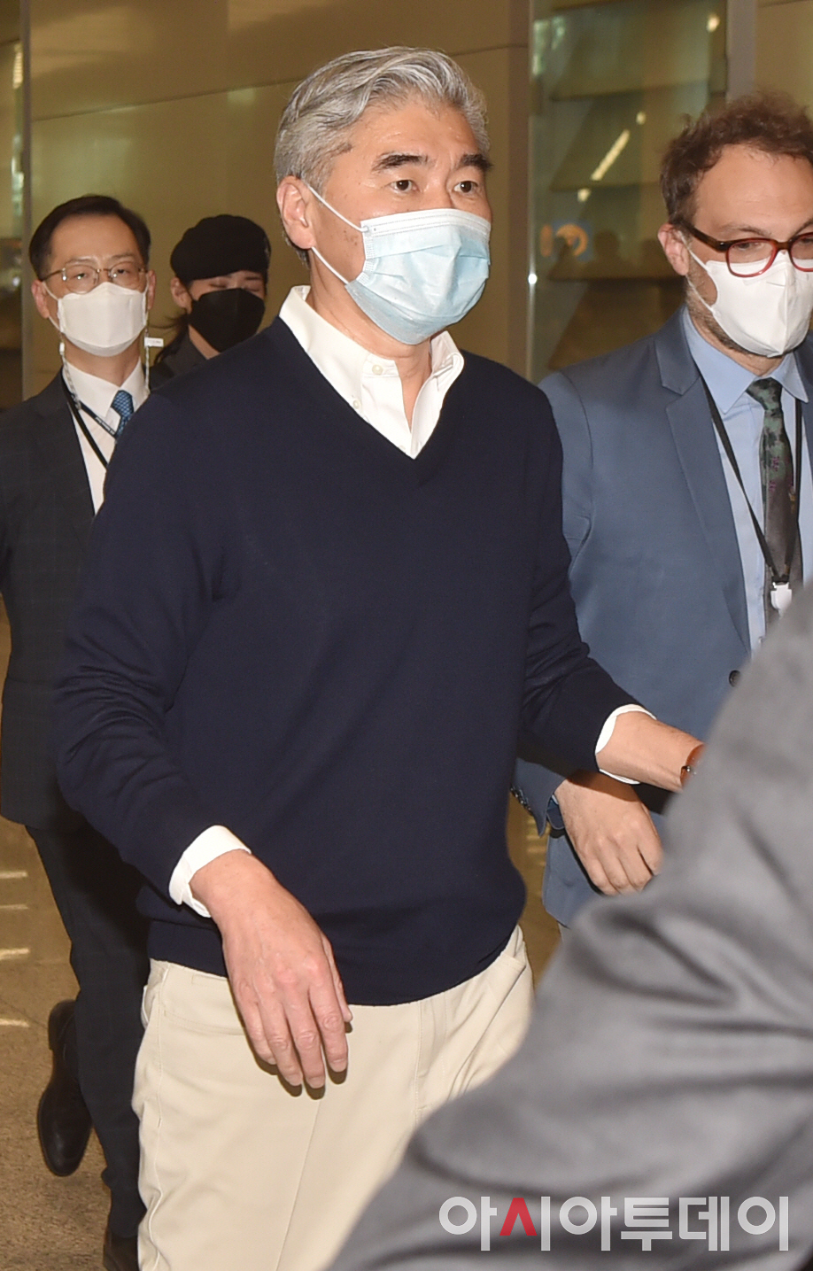 [포토] 입국하는 성김 美 대북특별대표