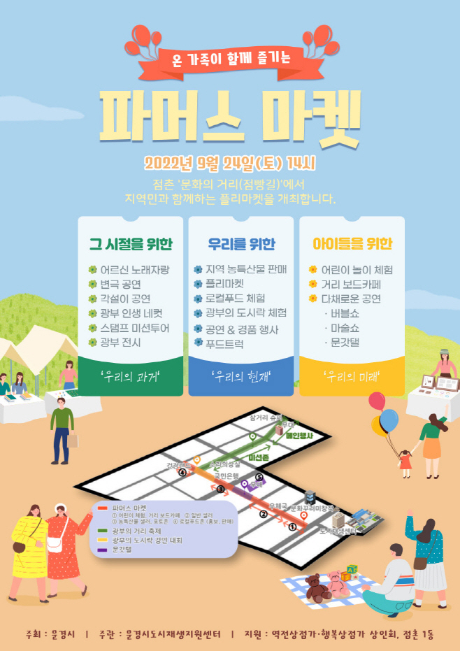 문경시, ‘온 가족이 함께 즐기는 점촌 파머스 마켓 개최