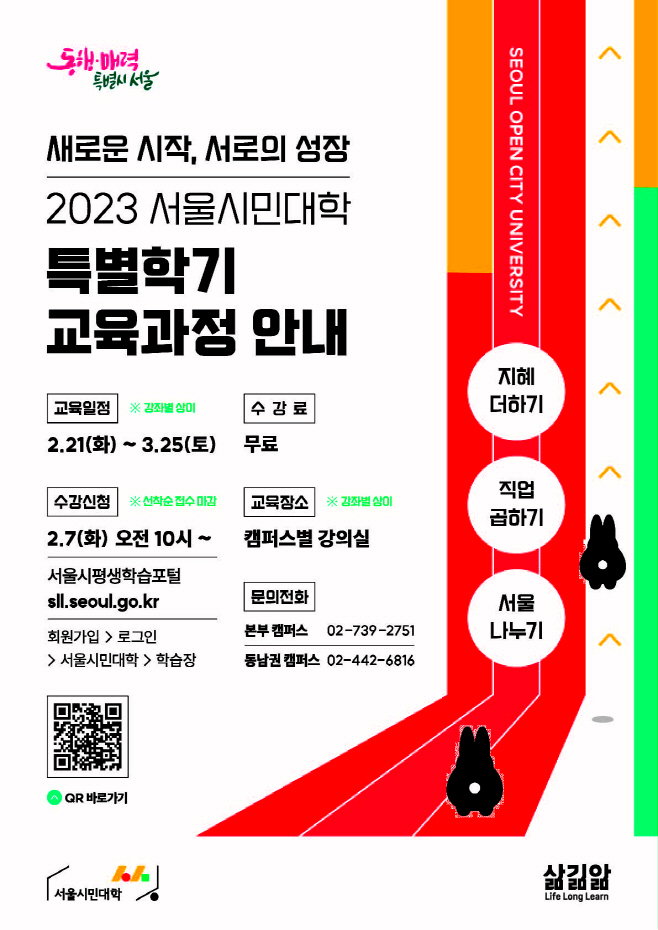 서울시평생교육진흥원 서울시민대학 첫 특별학기 7일부터 접수