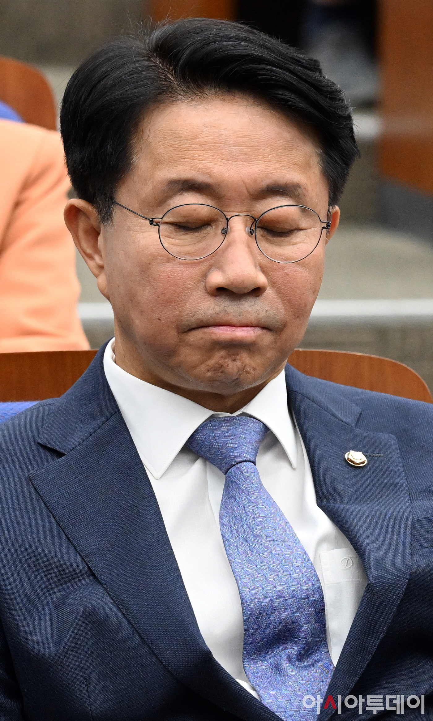 [포토] 생각 잠긴 조정식 사무총장
