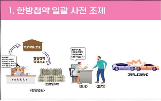 자동차보험 진료비 부당청구한 한방병원 2곳 적발