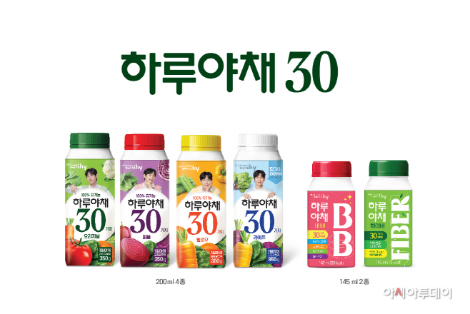 야채 섭취 기준 제시한 하루야채…과채주스 시장 선도