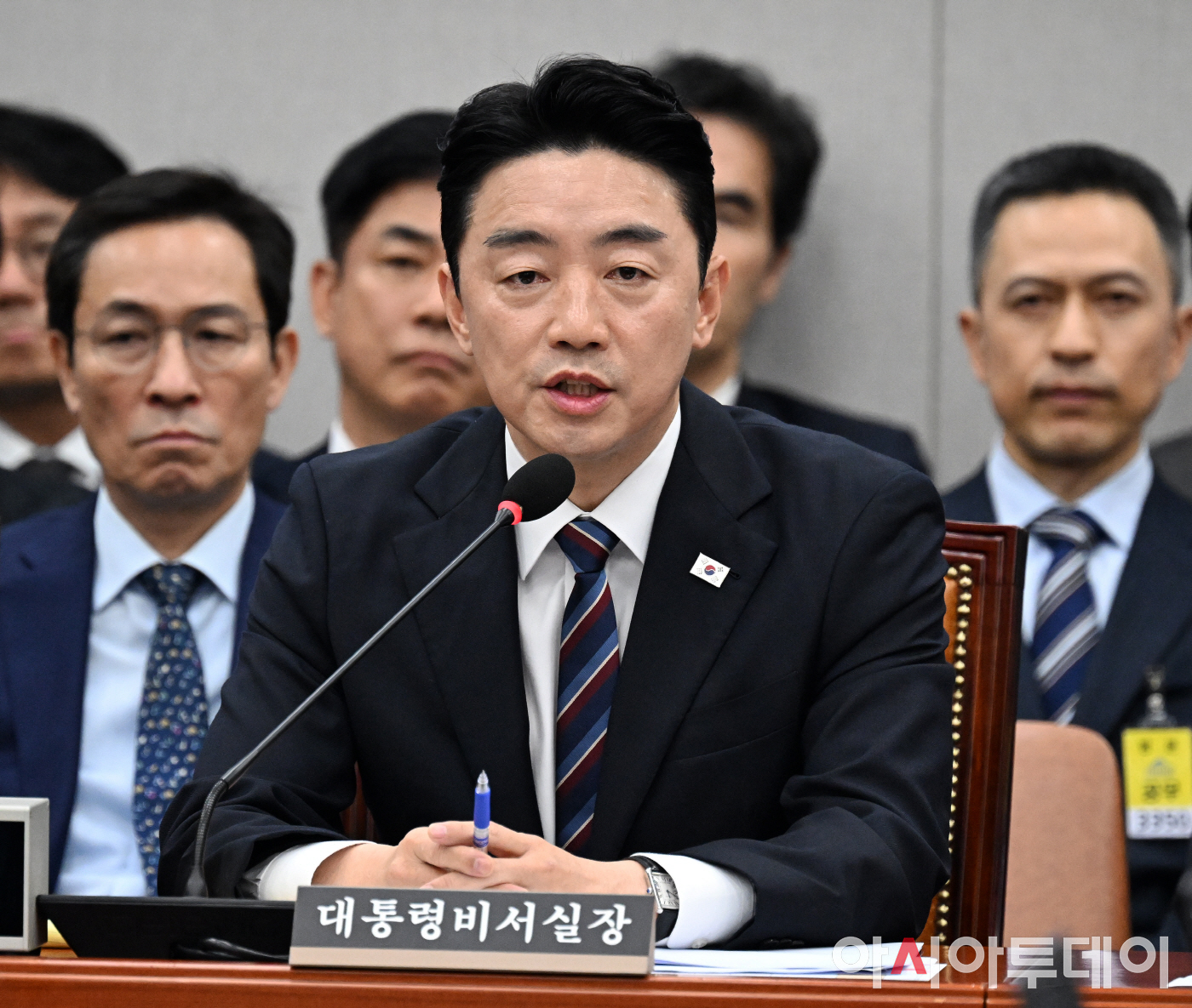 [포토] [2025 국감] 답변하는 강훈식 비서실장
