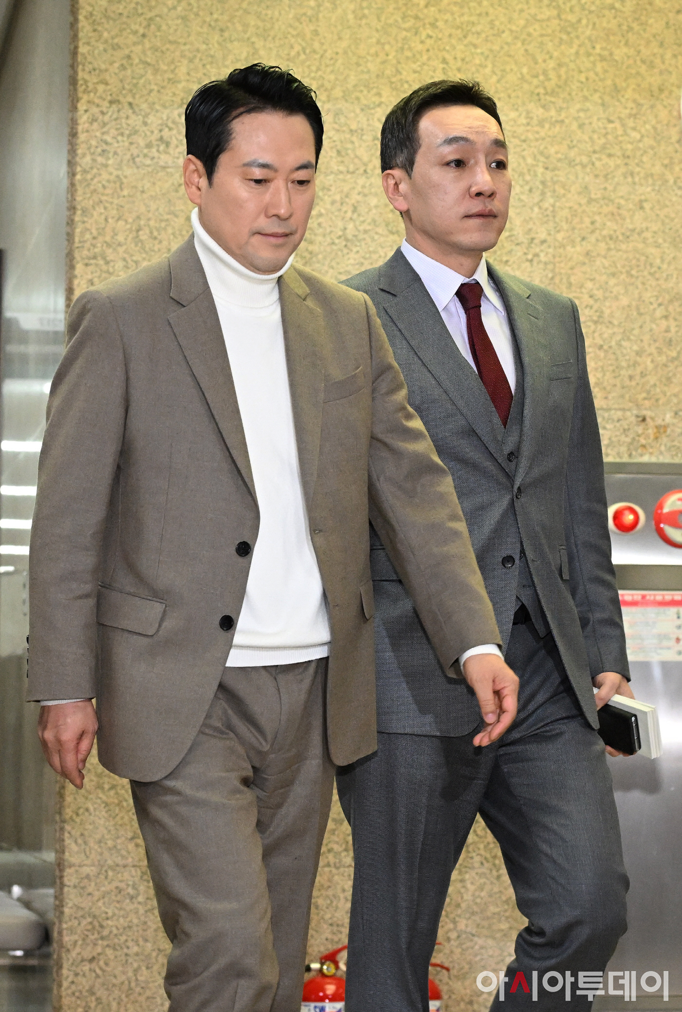 [포토] 장동혁·김민수, 비공개 최고위 참석