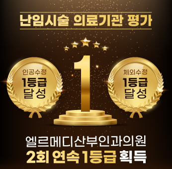 엘르메디산부인과, 난임 시술 의료기관평가 2회 연속 1등급 획득