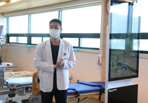 삼육부산병원, 기립경사 재활훈련 로봇 도입
