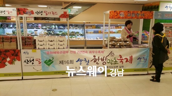 지리산 청정골 산청 농특산물, 부산 벡스코 간다