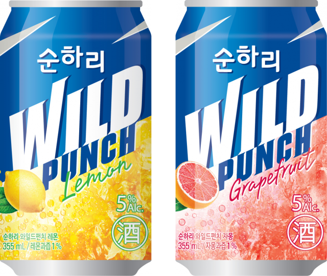 롯데주류,  레몬·자몽맛 탄산주 ‘와일드 펀치’ 출시