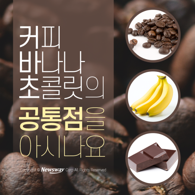 [카드뉴스]커피·바나나·초콜릿의 공통점을 아시나요