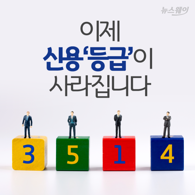 [카드뉴스]이제 신용‘등급’이 사라집니다