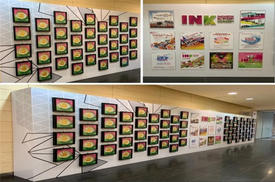 인천관광공사, `INK콘서트 10주년 기념` 출연진 핸드프린팅 설치