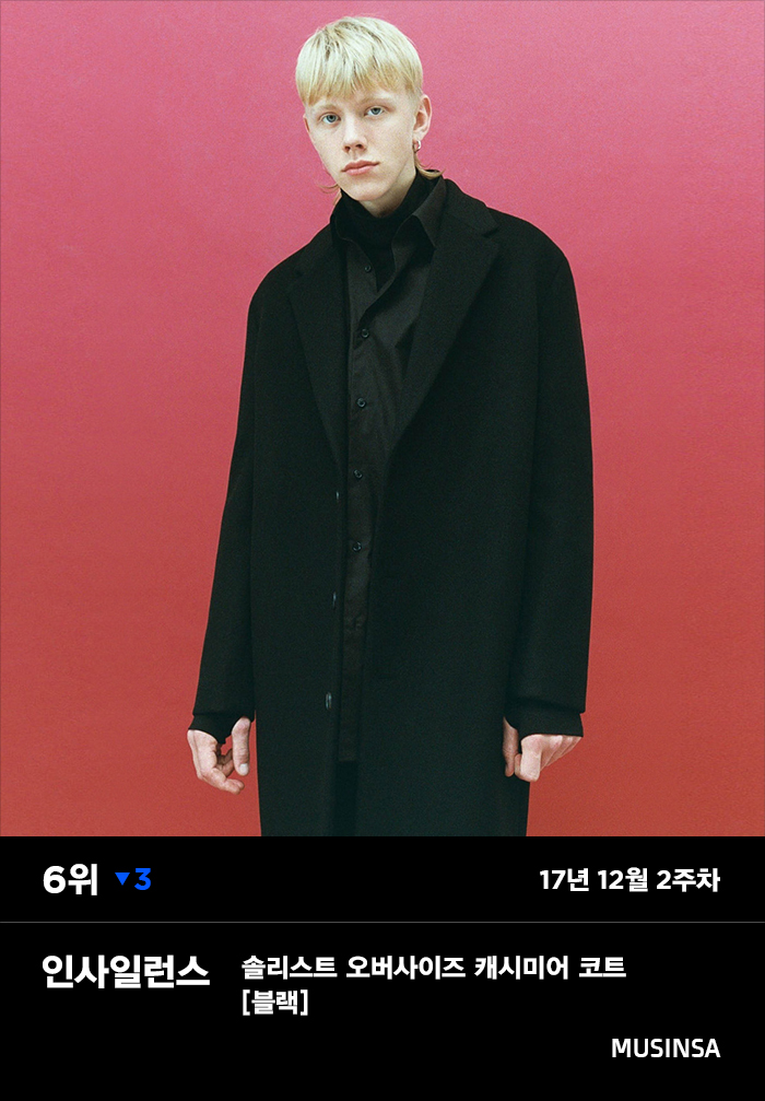 [무신사] 12월 2주차 스토어 판매 랭킹 : 대기록을 세운 「내셔널지오그래픽」