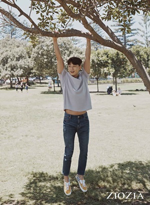 신성통상 지오지아, 박서준 여름 화보 공개