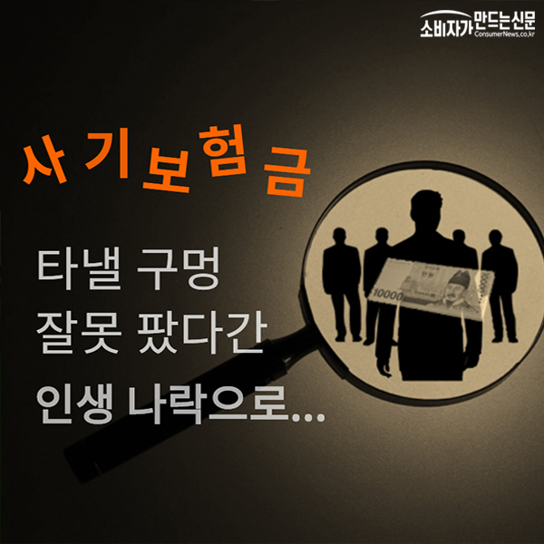 [카드뉴스] 사기 보험금 타낼 구멍 잘못 팠다간 인생 나락으로