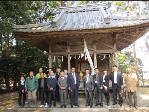 부여 은산면 대표단 日 자매도시 방문