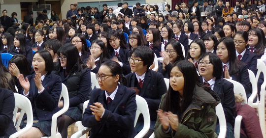 공주여자고 신입생 비전 선포식