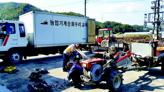 예산농기센터 농기계 무료 수리 호응