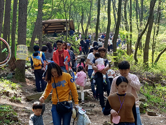 충주시 사랑유치원 가족산행