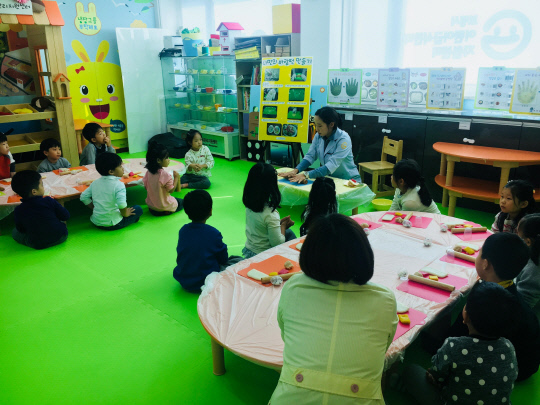 보령시어린이급식관리지원센터, 어린이 튼튼쑥쑥 체험관 인기
