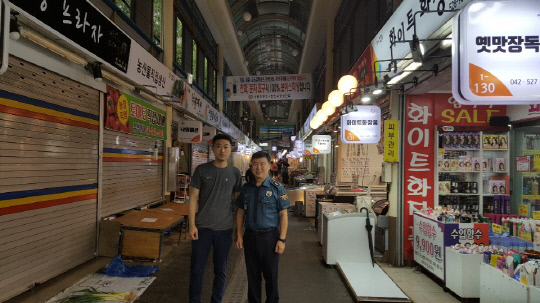 [사진뉴스] 내동지구대-한민시장상인회, 보이스피싱 앞장