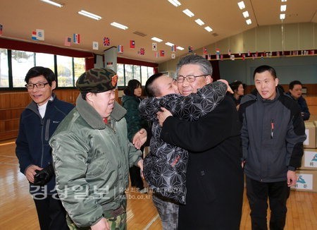 박맹우 시장, 태연재활원 방문