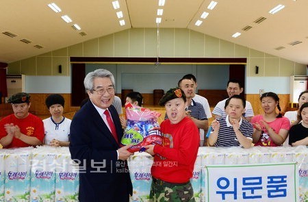 울산시교육청, 사회복지시설 6곳에 생필품 전달
