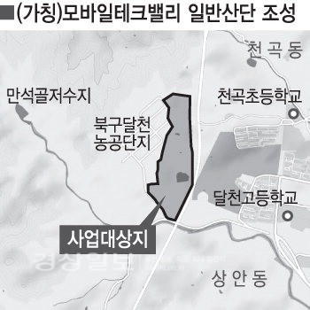 울산 달천농공단지 인근 모바일테크밸리 일반산단 재추진