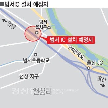 울산고속도로 범서IC 신설 탄력 받는다