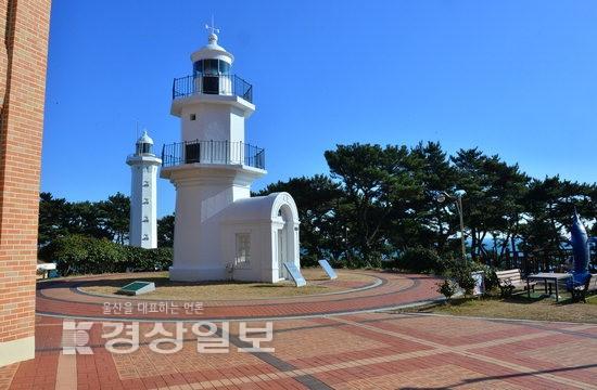 울기등대, 대왕암공원 내 외딴섬 전락