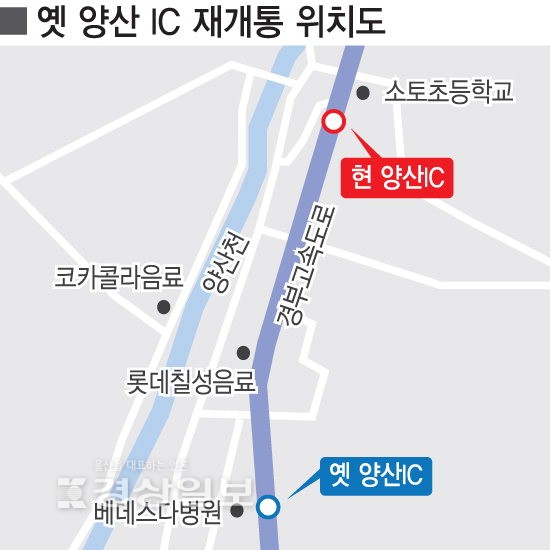 경부고속도로 옛 양산 IC 재개통 추진