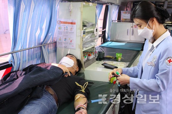 대한적십자사 울산혈액원 2020 생명나눔 헌혈릴레이 9일, 코스포영남파워, 한국수력원자력 월성원자력본부, 에스텍 헌혈