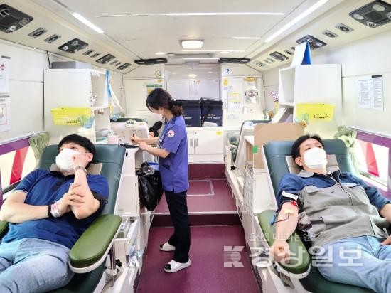 대한적십자사 울산혈액원 2020 생명나눔 헌혈릴레이 7일, 울산제일고등학교, ㈜탑아이엔디 헌혈
