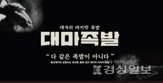 대마족발, 홀 ·배달·방문포장 3way 시스템으로 족발창업 지원