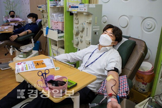 울산항만공사, 노사 공동 단체헌혈 행사 개최