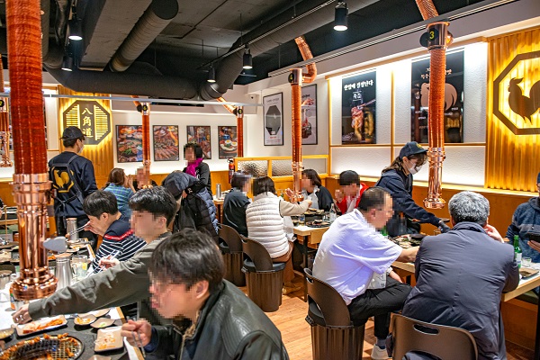고기집 브랜드 팔각도, 평촌학원가점 오픈