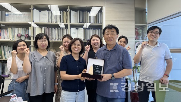 울산 북구청소년문화의집, 동강병원에 청소년 성장 지원 공로패 전달