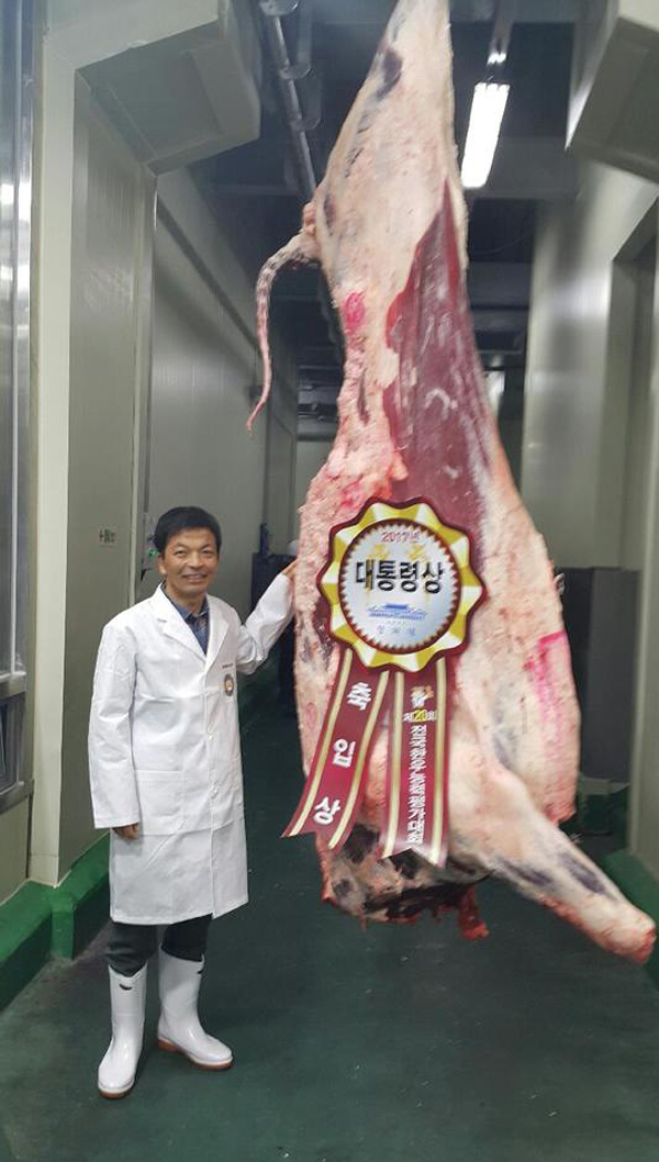 충남서 대한민국 1등 한우 탄생…천안 유인상씨 한우