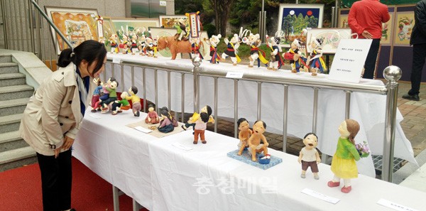 계룡 두마면 문화강좌 수강생 작품발표회