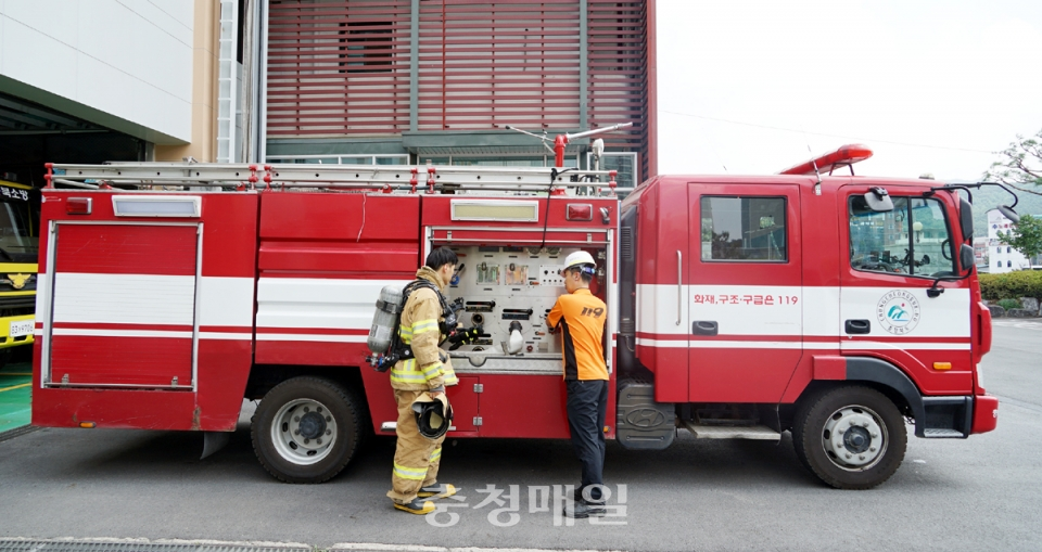 음성소방서, 신규 소방대원 실무적응 훈련