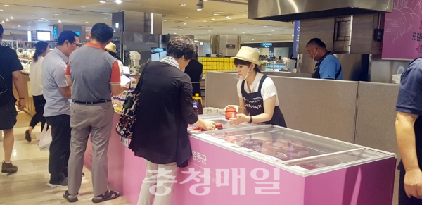 영동군 농특산물, 서울 도시민 입맛 공략 나서