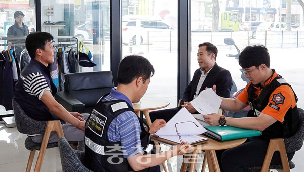 청주 서부소방서, 주유소 화재안전특별점검 실시