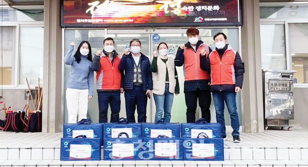 한국타이어앤테크놀로지 금산공장, 제원면에 물품 후원