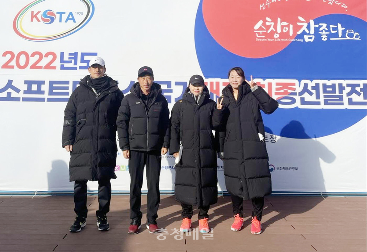충북 남녀 소프트테니스 4명, 국가대표로 선발