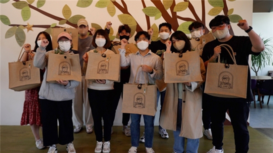 아산시청년기업협의회, 농산물 꾸러미 수·확·행 완판…눈길