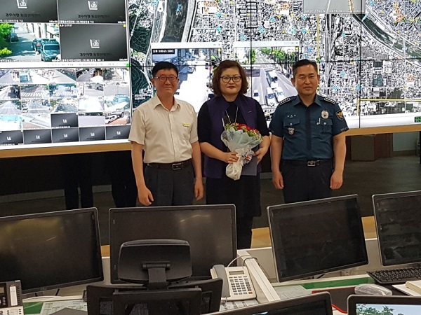 CCTV 관제 중 절도 피의자 조기 검거