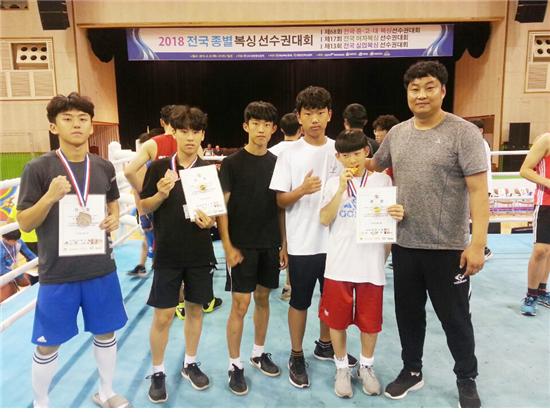(사)남원 거점스포츠클럽, 2018 종별 복싱선수권대회서 우수한 성적