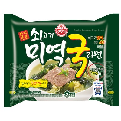 오뚜기 `쇠고기미역국 라면`, 500만개 판매 돌파