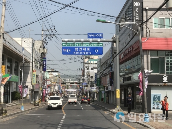함안군, 도로명 안내표지판 정비