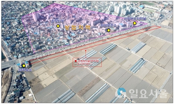 한들 주차장 농업진흥지역 해제 2020엑스포 탄력